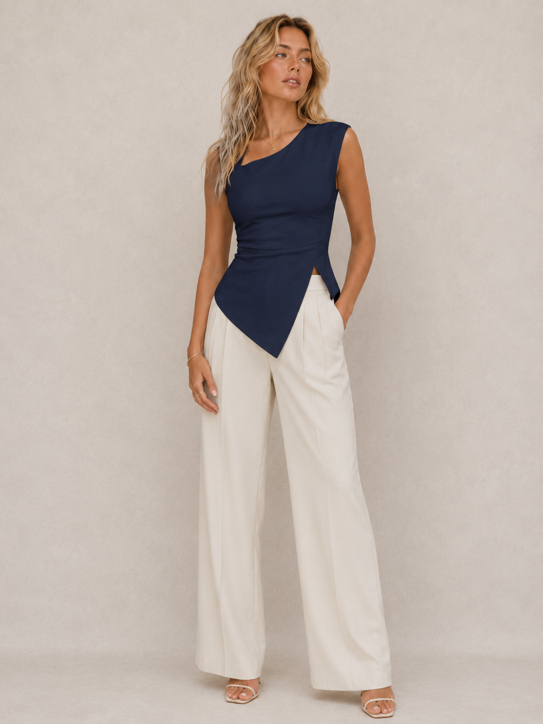 Asymmetrical Fitted Top