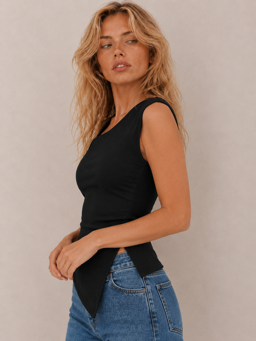 Asymmetrical Fitted Top