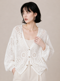 Romantic Embroidered Relaxed Cardigan